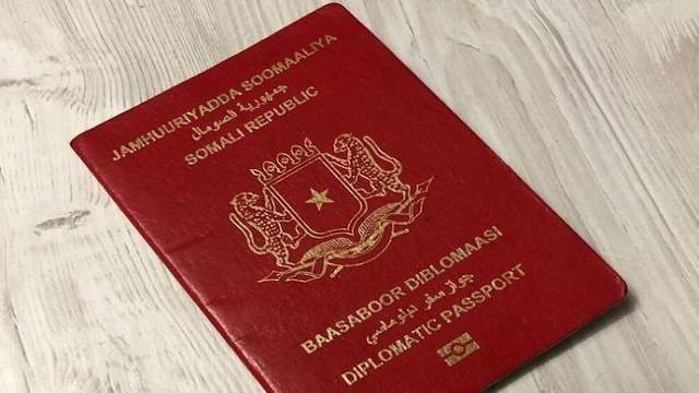 somali diplomatic pass