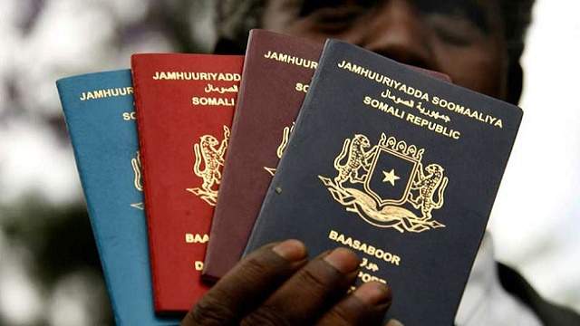 passport somalia