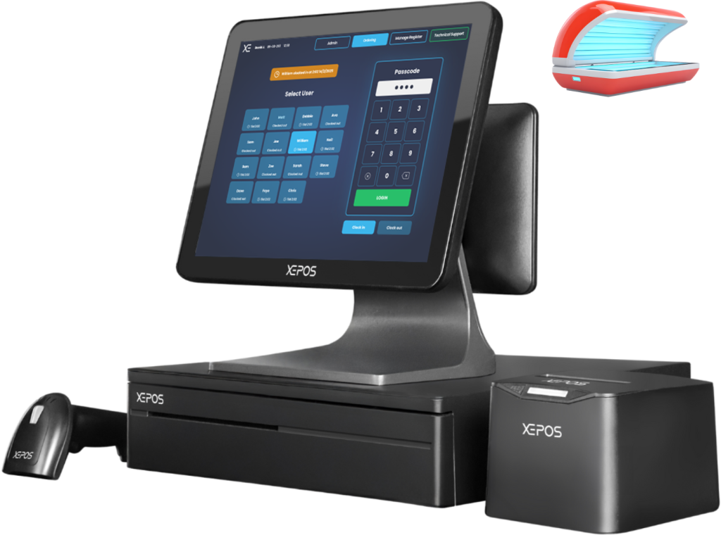 Xepos XEPOS Tanning with T-max Integration POS System