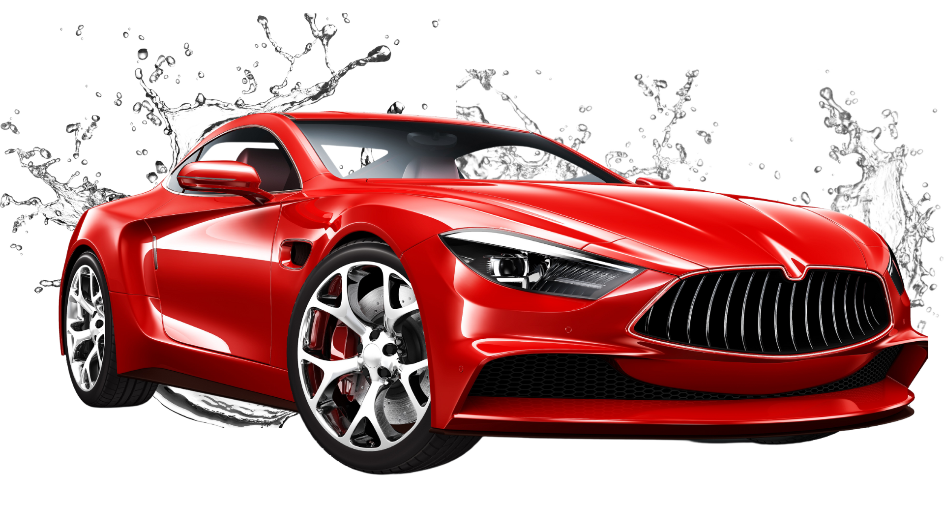 Red Bold Car Wash Video