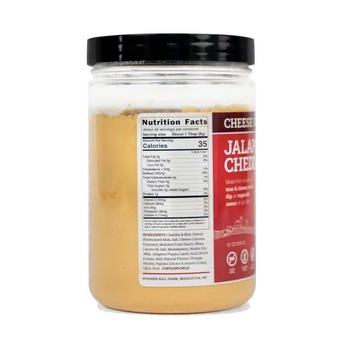 Jalapeno Cheddar Cheese mix - Nutritional content