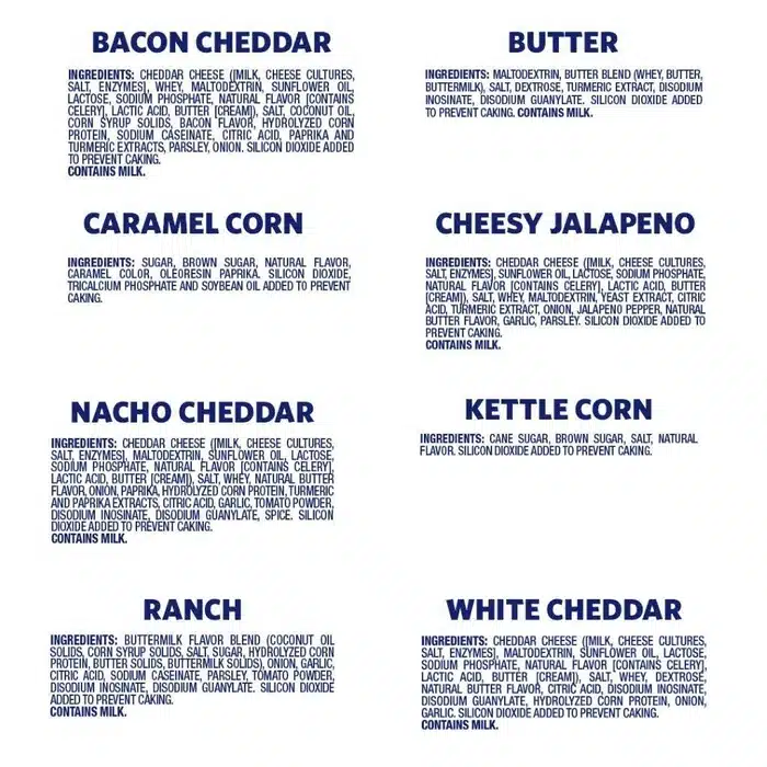 Nutritional content