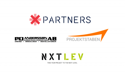 Tre nya partners ansluter sig till XPartners samverkansplattform – vi välkomnar P O Andersson, Projektstaben och NXTLEV-bolagen
