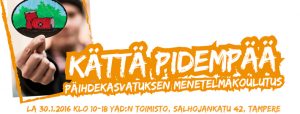 kättä pidempää menetelmäkoulutus mainos