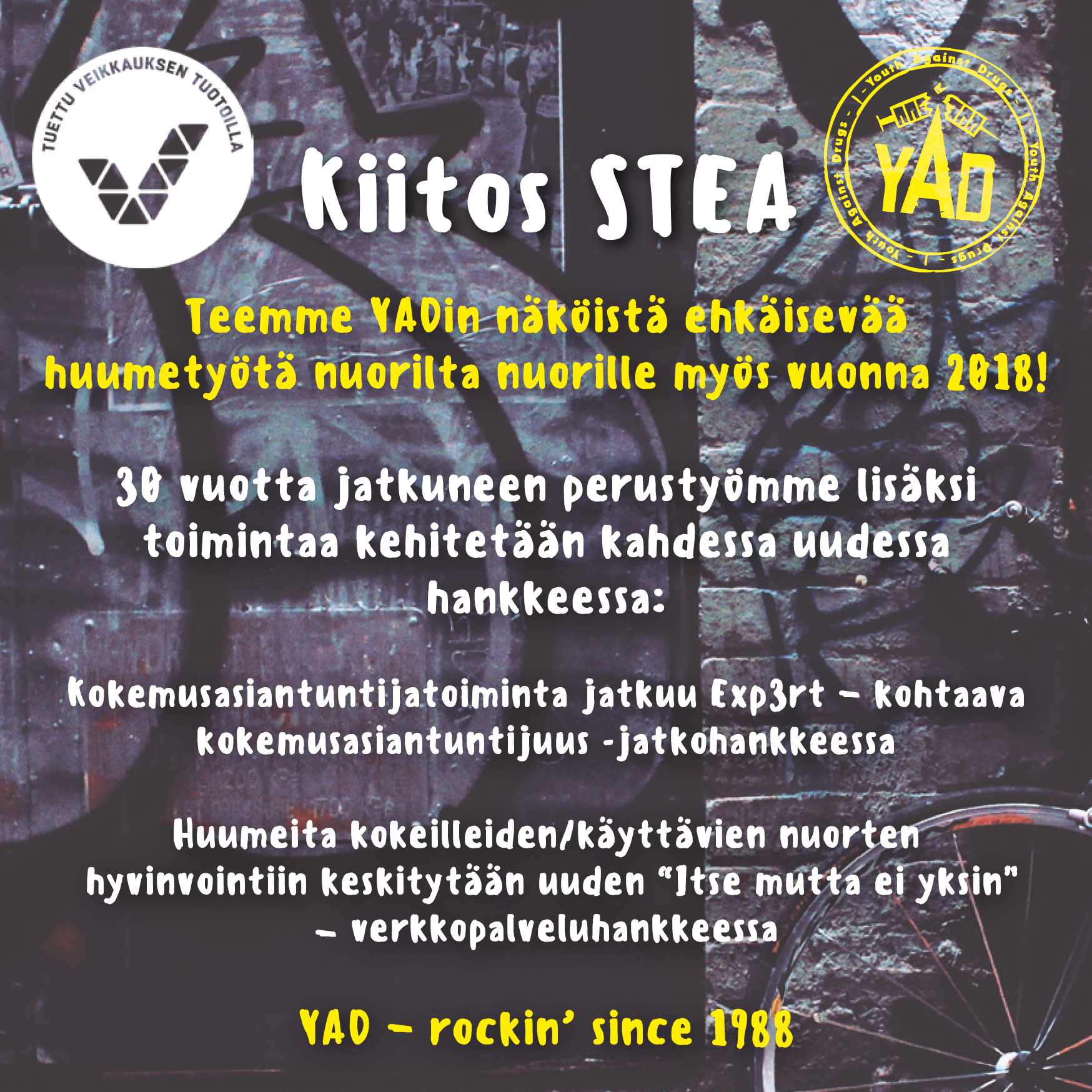 Kiitos STEA -ilmoitus.