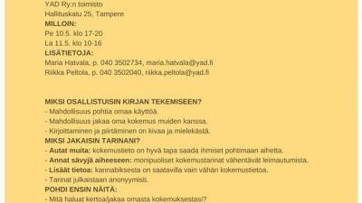 Kokemustyöpajan mainos