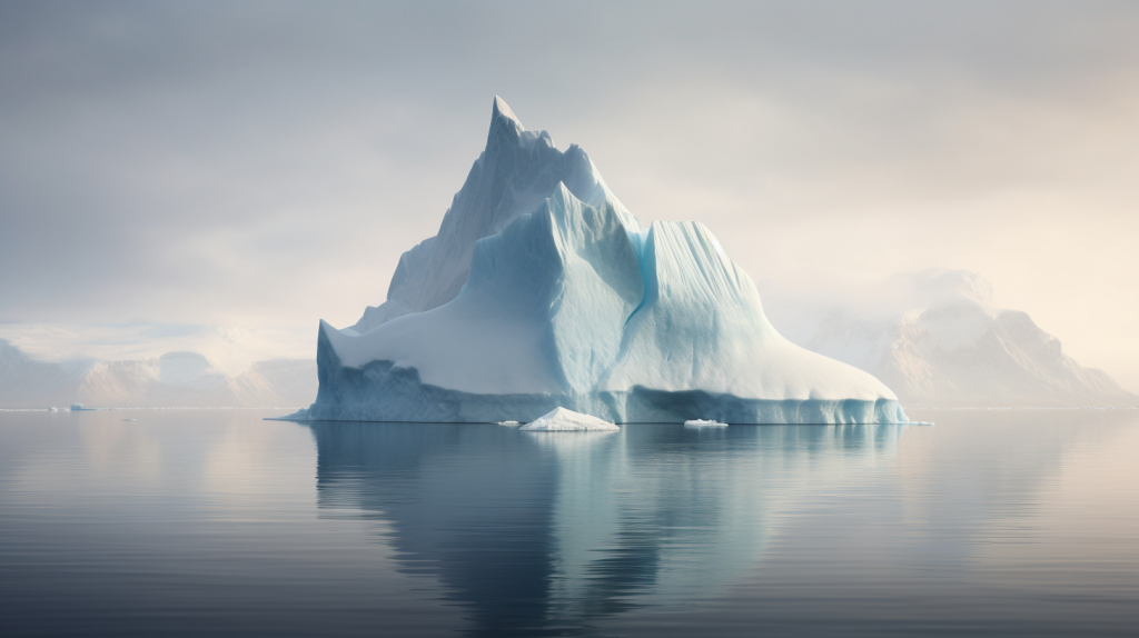 Iceberg en el mar
