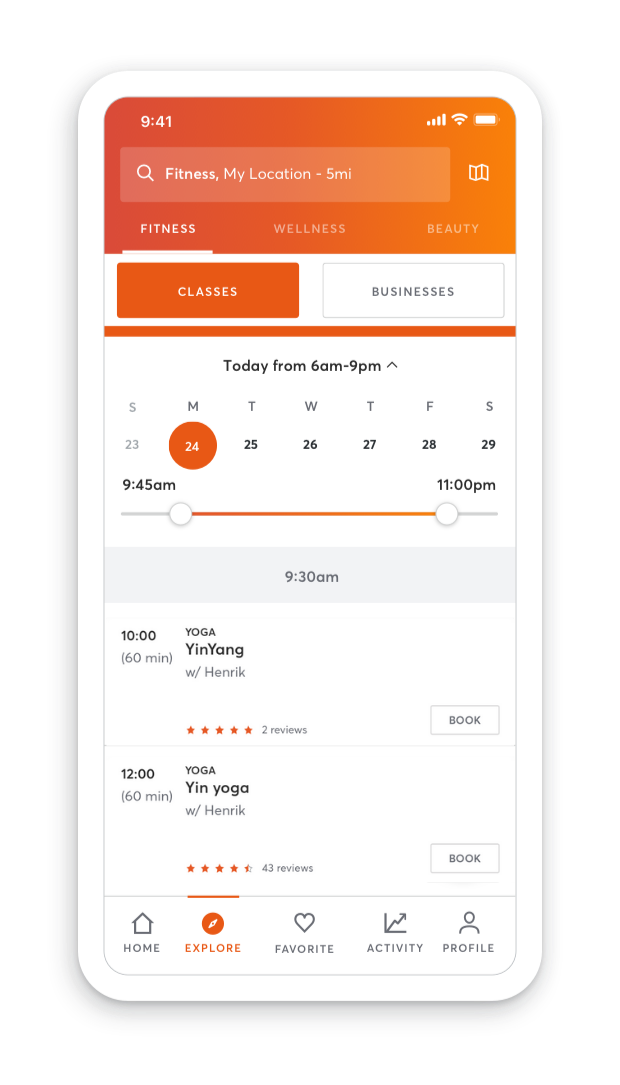 mindbody app