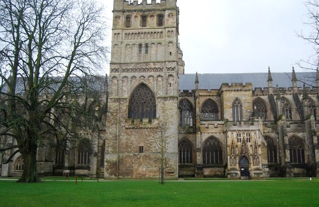 Exeter Cathedral on a UK motorhome road trip