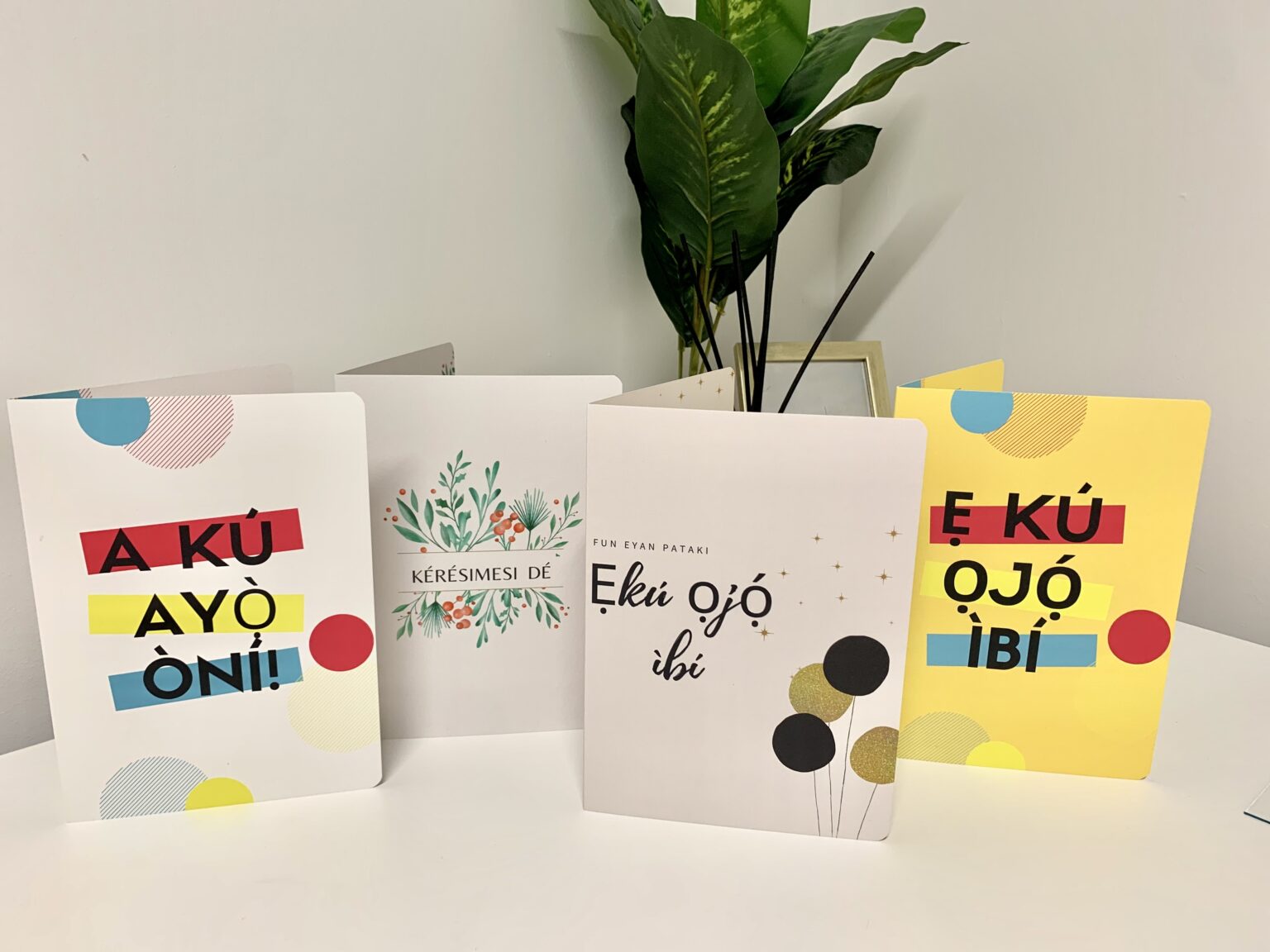 A – Elegant Yoruba Birthday Greeting Card – Welcome To Yorùbá Lessons