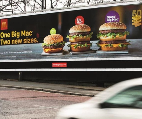 mcdonalds billboard
