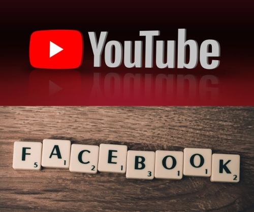 youtube and Facebook logo