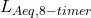 L_{Aeq, 8-timer}