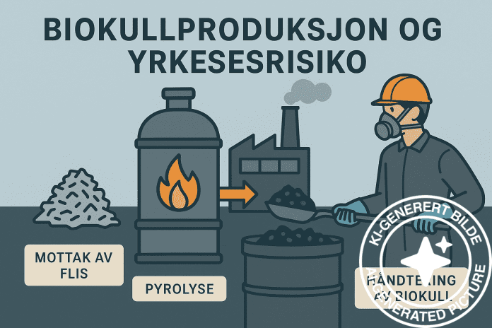 Illustrasjon - biokull Illustrasjon - biokull