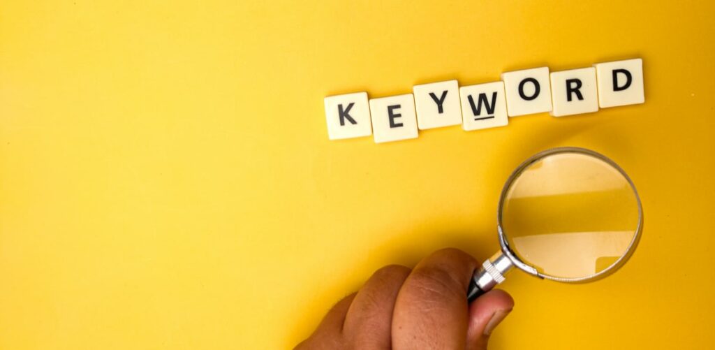 Keywords on Website