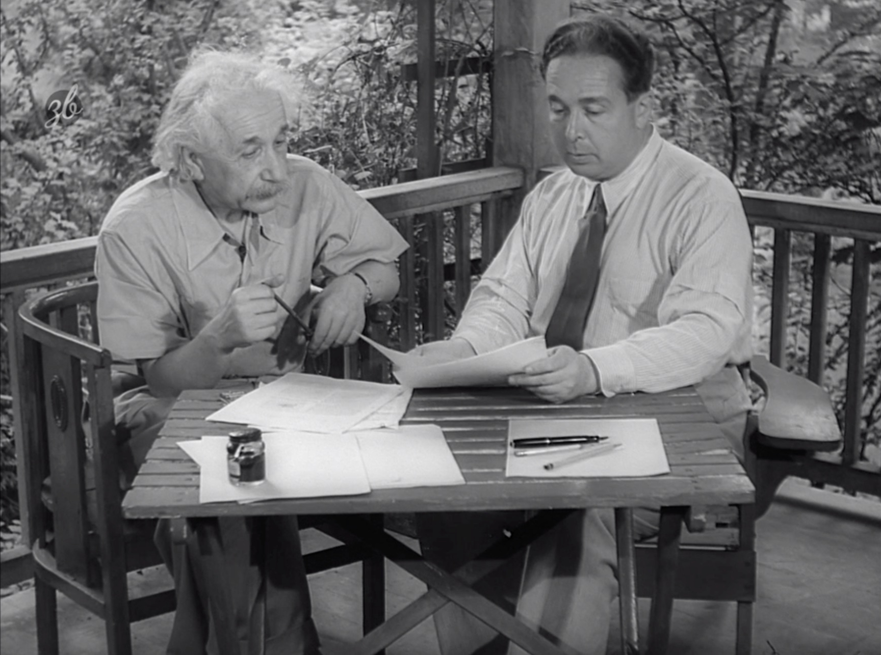Albert Einstein und Leo Szillard