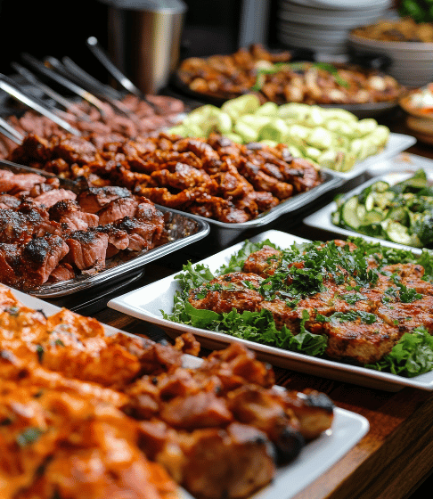 Zelte_Mohs_Zeltverleih_Catering_Rheine_Osnabrück_Münster_hell_mini_Grillbuffet