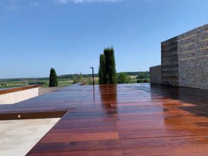 terrasse en bois en itauba calvisson