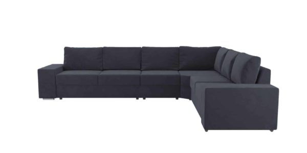 Hoekbank Yola L Donkergrijs Velvet Hoekbank Yola L Donkergrijs Velvet