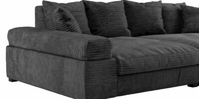 Big Sofa Fatguy Curderoy Ribstof Black