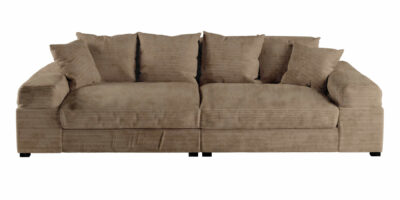 Big Sofa Fatguy Curderoy Ribstof Taupe