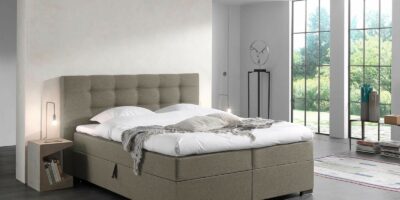 Boxspring set Malaga Taupe