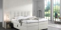 Boxspring set Malaga Wit