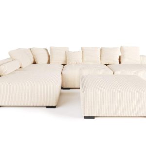 The Lazy Sofa Set 13 Corduroy Ribstof Beige
