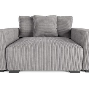 The Lazy Sofa Set 2 Corduroy Ribstof Grijs