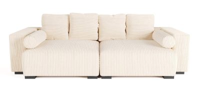 The Lazy Sofa Set 5 Corduroy Ribstof Beige