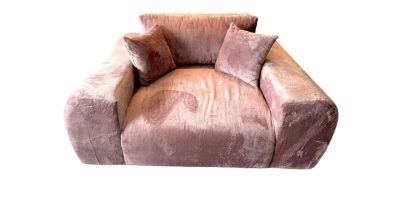 Big Sofa Fotel Sorisso Pink Soft Velvet