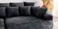 Big Sofa Cosy Romantico XL Antraciet