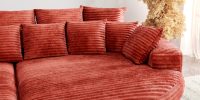 Big Sofa Cosy Romantico XL Kaneel (orange-red)