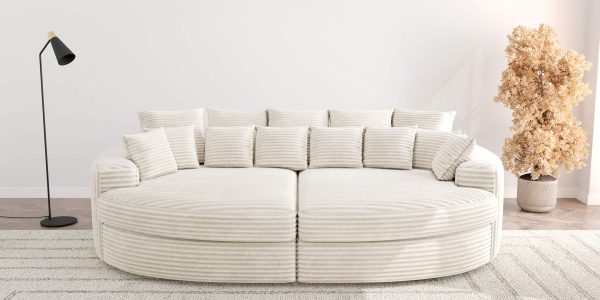 Big Sofa Cosy Romantico XL Beige
