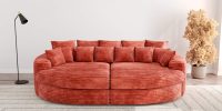 Big Sofa Cosy Romantico XL Kaneel (orange-red)