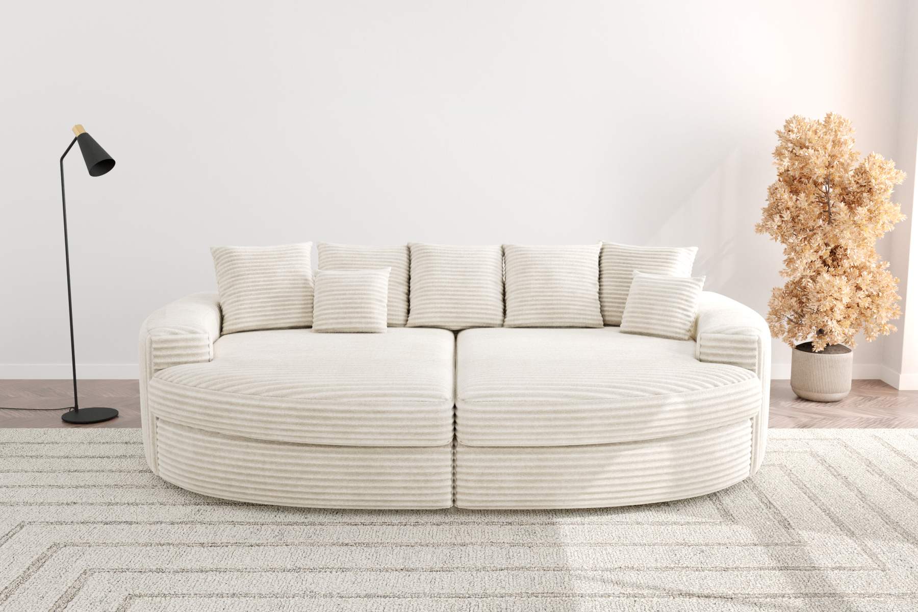 Big Sofa Cosy Romantico XL Ivoor • Zetels En Bedden