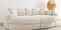 Cosy Big Sofa Romantico XL Beige