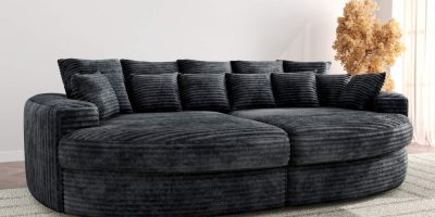 Big Sofa Cosy Romantico XL Antraciet