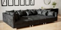 Actie Hoeksalon Denver Vintage Black