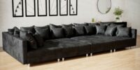 Actie Hoeksalon Denver XXL Vintage Black