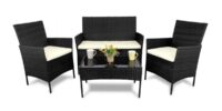 Tuinmeubelset Rattan 0849 - Bank + 2 Zetels + Tafel