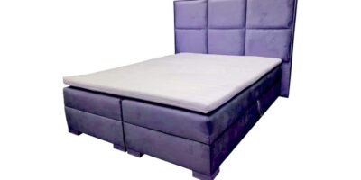 Boxspring Grand Antraciet Velvet Met Opbergruimte