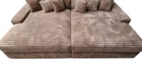 Jumbo XL Big Sofa Taupe Ribstof