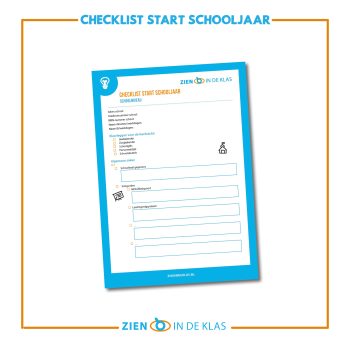 icoon checklist start schooljaar