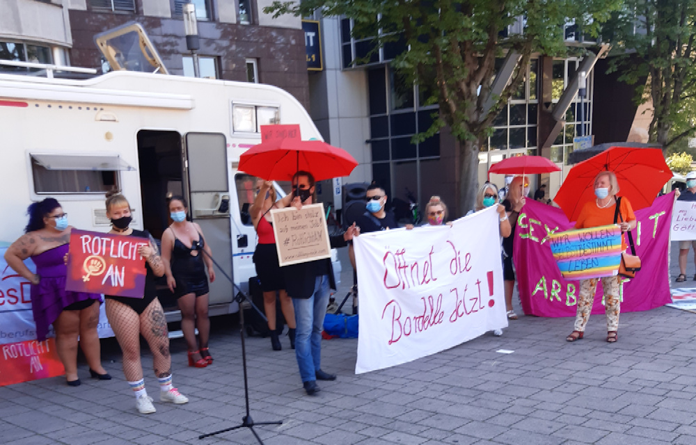 Düsseldorf - 27.08.2020 - Sexwork-Demo - Öffnet die Bordelle!