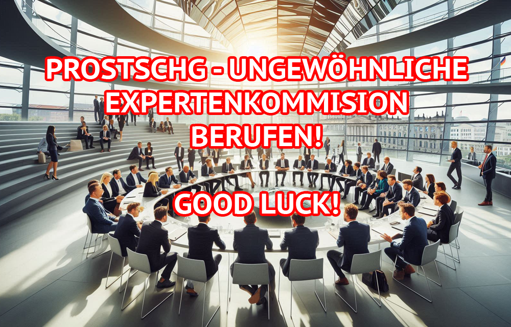 Ungewöhnliche Prostituierten-Schutzkommision berufen! - Good luck!