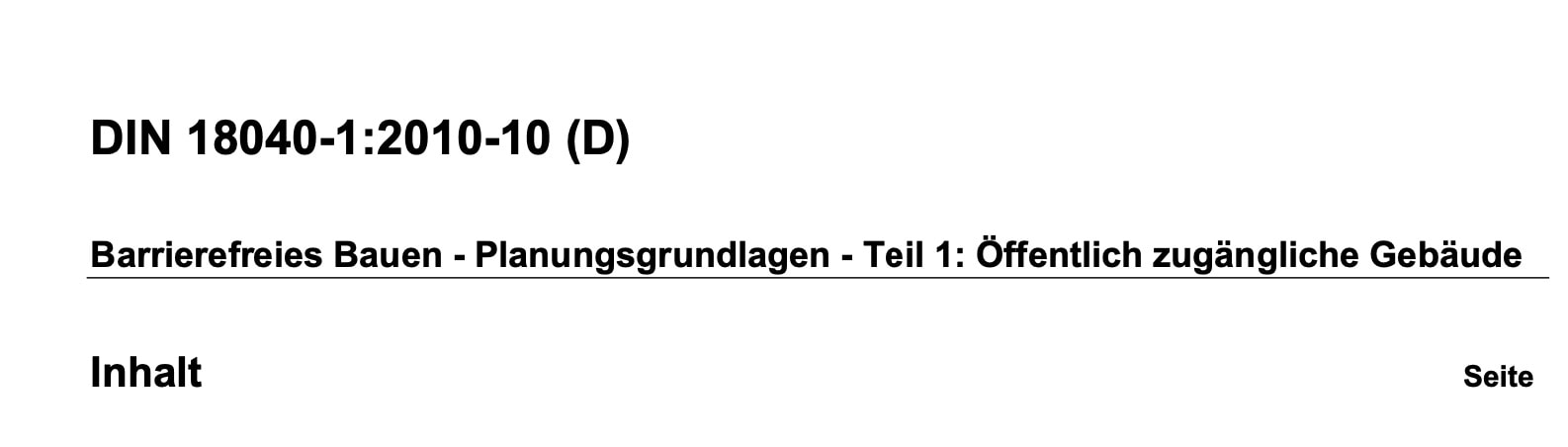 DIN 18040-1 DIN 18040-1