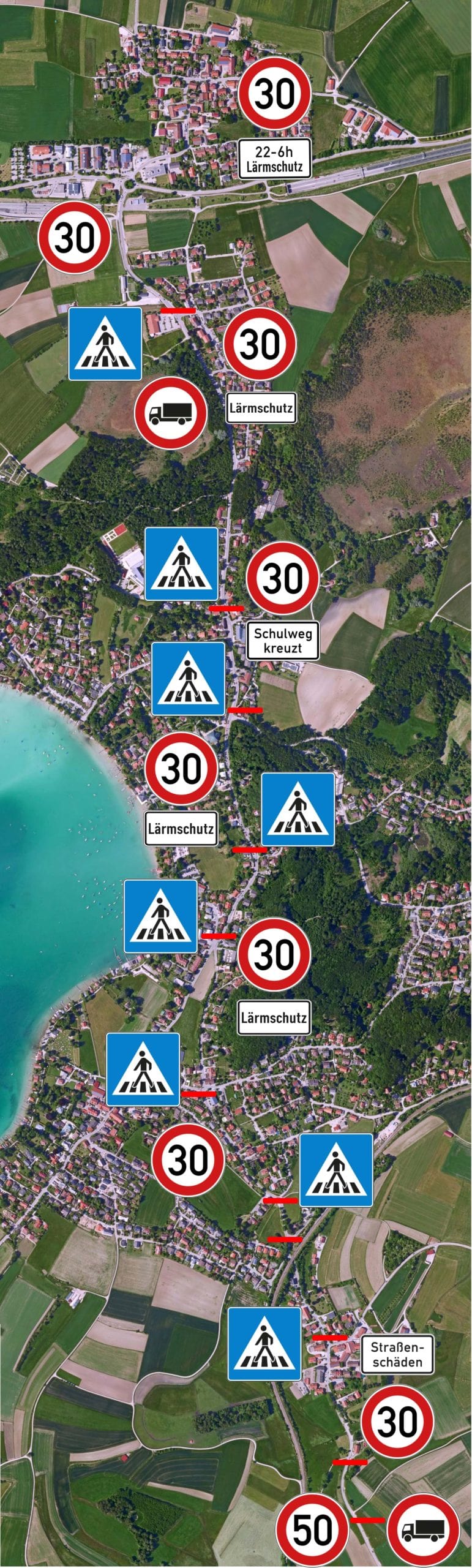 Wörthsee_Durchfahrt_Panorama-1 Tempo in Wörthsee