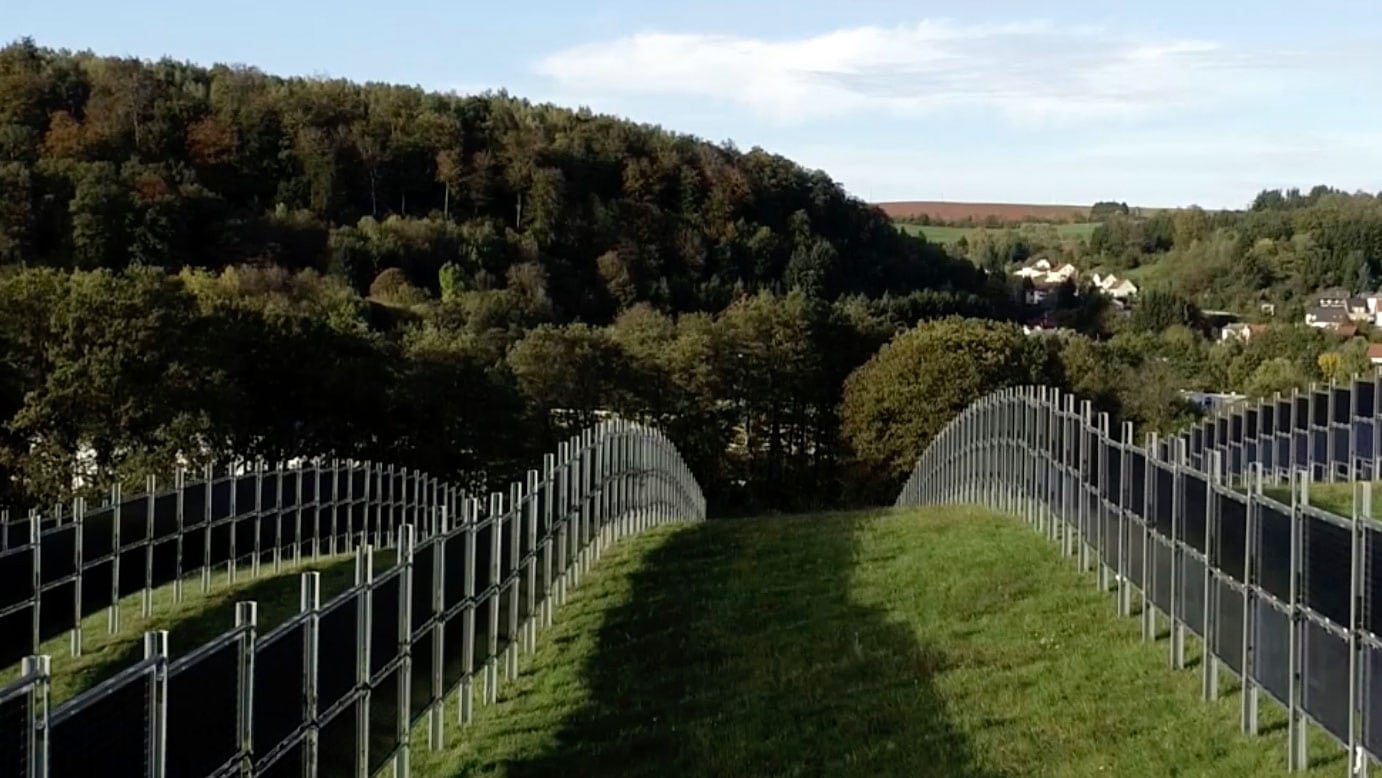 agri-PV-bifazial Agri-PV Anlage