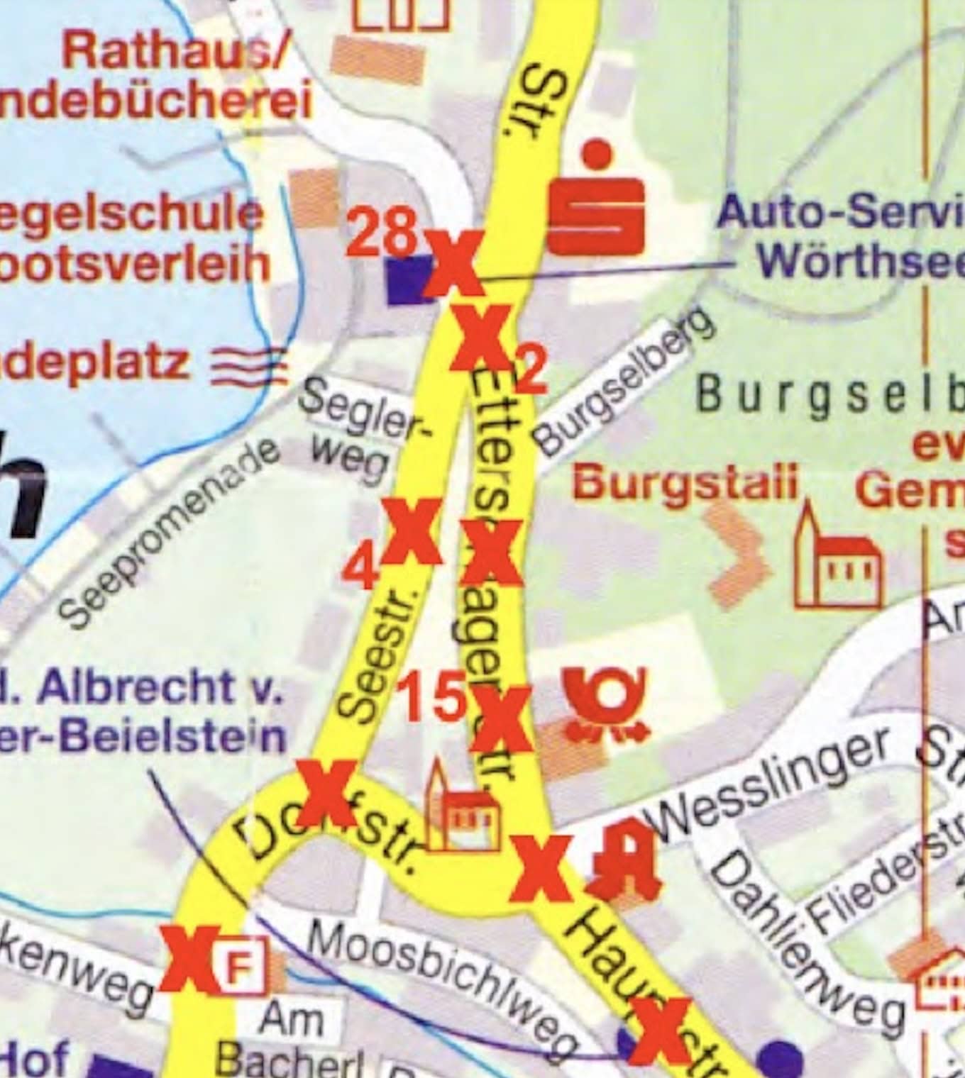 Schulweg Gefahrenstellen Seestraße Schulweg Gefahrenstellen Seestraße